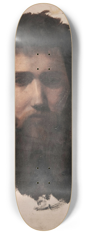 Jean-Lon Grme - Head of a peasant, from the front 8.25 inch art skate deck
