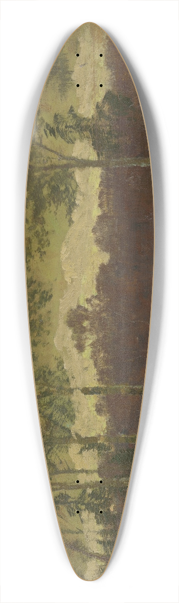 Ferdinand Katona - Early Evening Tatras Landscape 39.3 inch art pintail longboard deck
