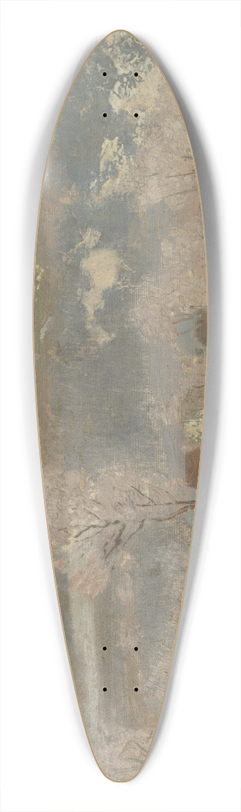Ferdinand Katona - Winter Landscape 39.3 inch art pintail longboard deck