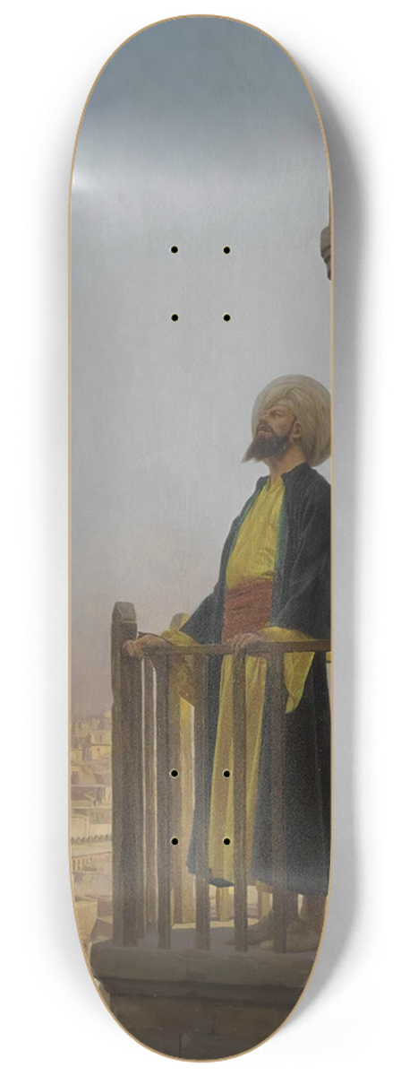 Jean-Lon Grme - Le Muezzin 8.25 inch art skate deck