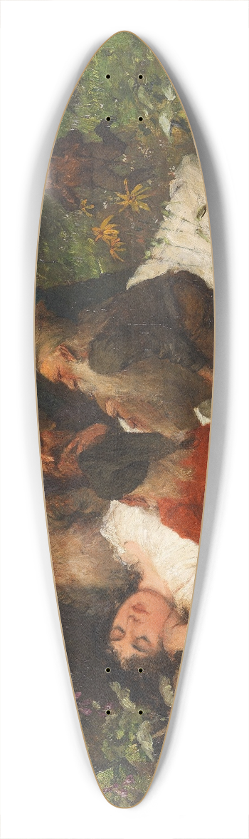 Ferdinand Leeke - Schneewittchen 39.3 inch art pintail longboard deck