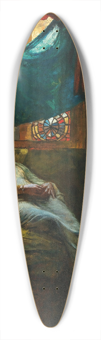 Ferdinand Max Bredt - Sleeping Odalisque 39.3 inch art pintail longboard deck