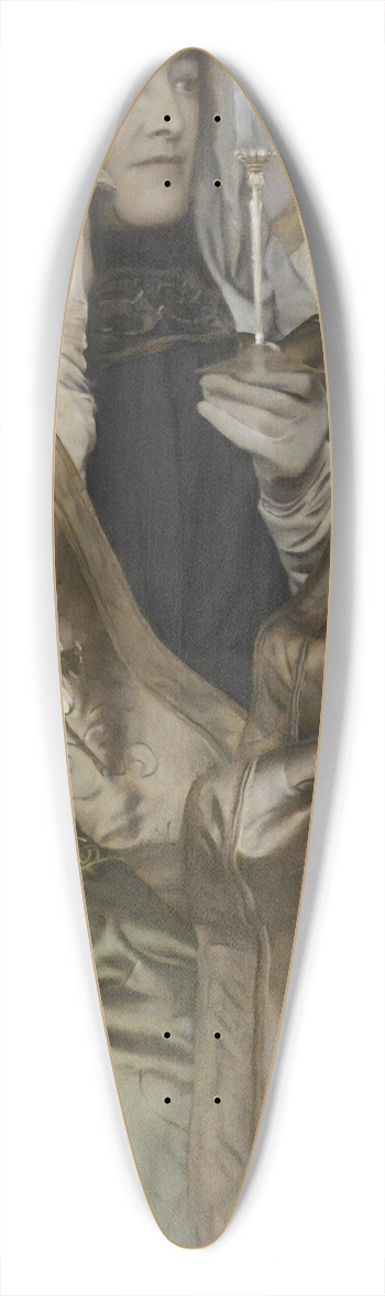 Fernand Khnopff - Incense 39.3 inch art pintail longboard deck
