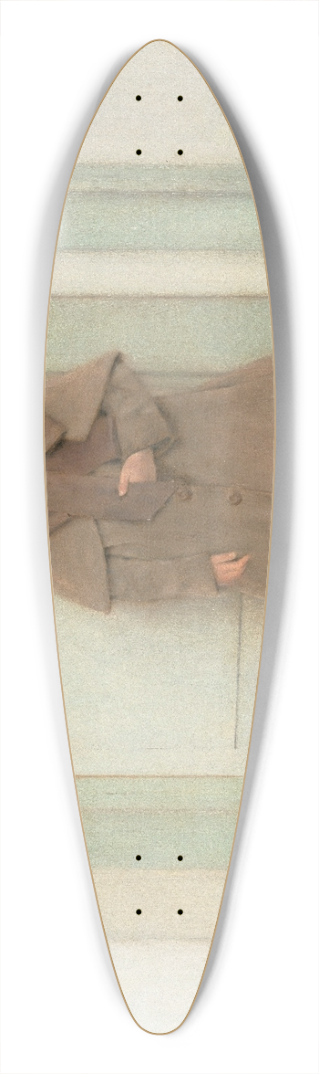 Fernand Khnopff - Jeanne Kfer 39.3 inch art pintail longboard deck