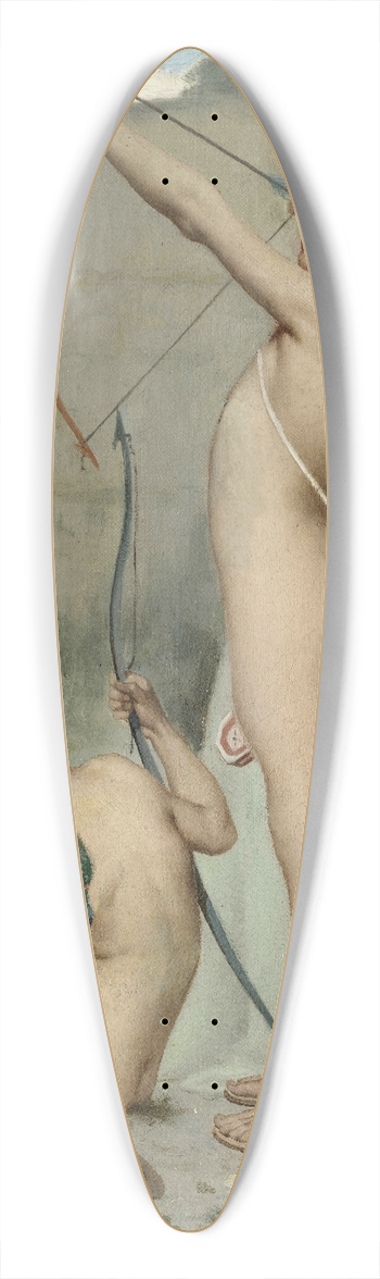 Fernand Pelez - Archers 39.3 inch art pintail longboard deck