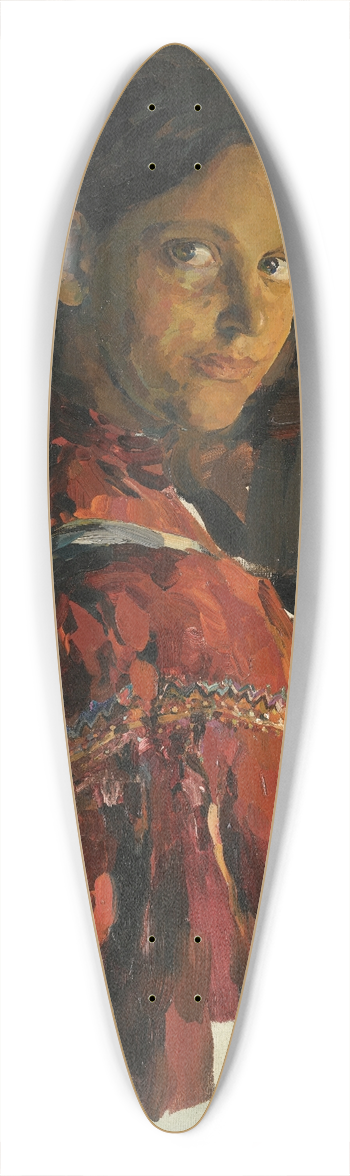 Filipp Malyavin - Russian Beauty 39.3 inch art pintail longboard deck