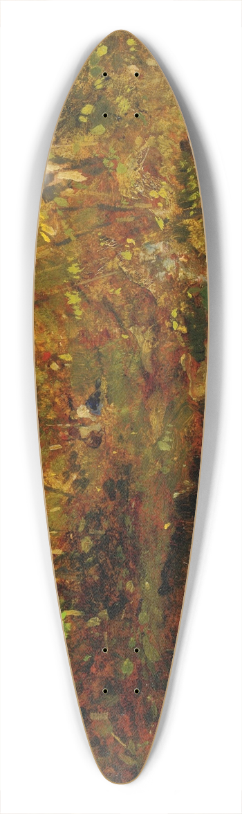 Filippo Carcano - Nel Bosco 39.3 inch art pintail longboard deck