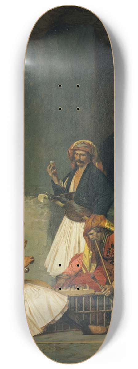 Jean-Lon Grme - The Draught Players 8.25 inch art skate deck