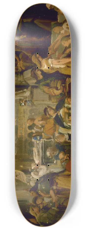 Jean-Louis Bezard - Les sept uvres de misricorde 8.25 inch art skate deck