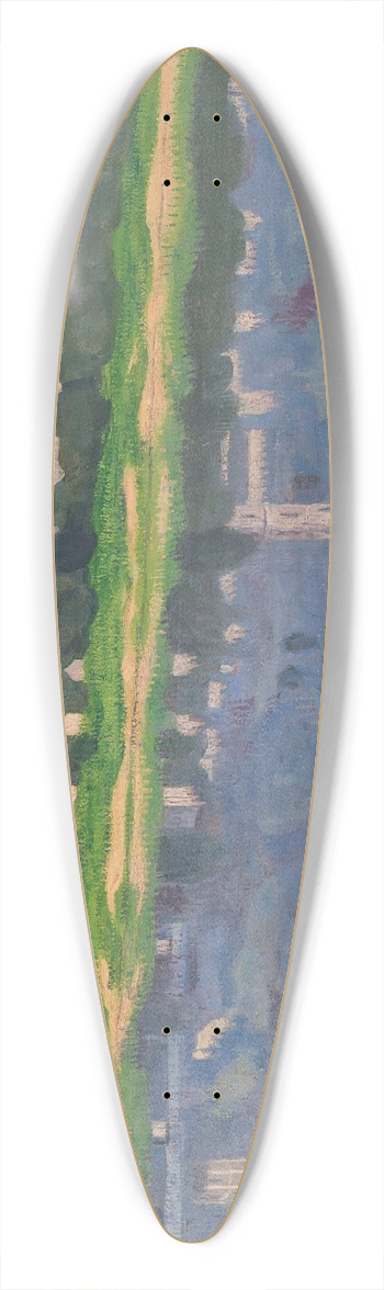 Flix Vallotton - Oudon-Sur-Loire 39.3 inch art pintail longboard deck