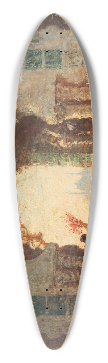 Flix Ziem - Srail  Constantinople, la danse de lalme 39.3 inch art pintail longboard deck