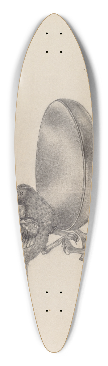 Florence Stevenson - Card Tray 39.3 inch art pintail longboard deck