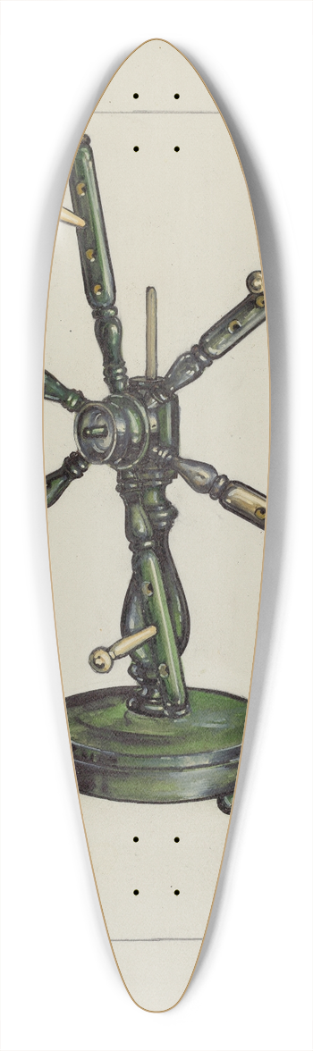 Florence Truelson - Reel 39.3 inch art pintail longboard deck