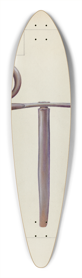 Floyd R. Sharp - Shutter Stay 39.3 inch art pintail longboard deck