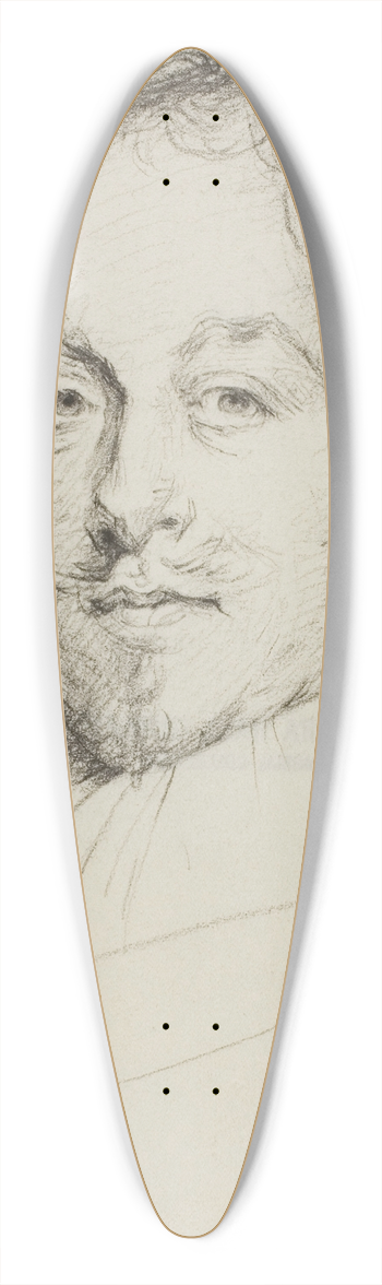 Follower of Anthony van Dyck - Constantijn Huygens 39.3 inch art pintail longboard deck