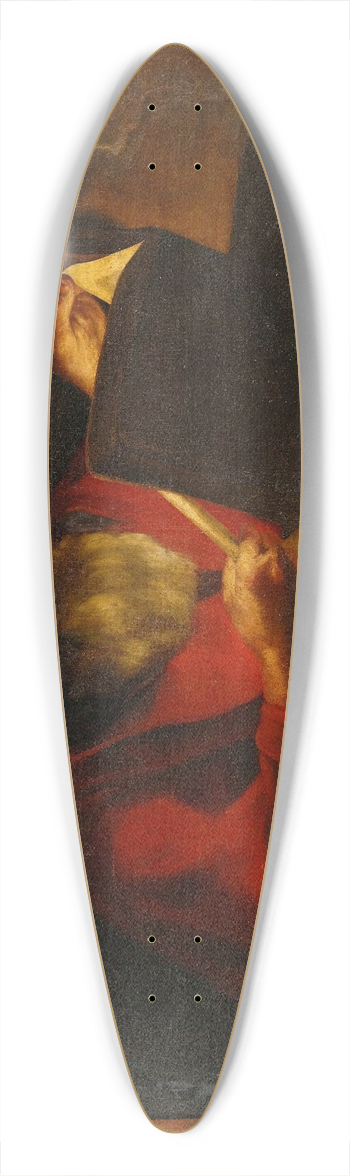 Follower of Gerrit van Honthorst - SAINT JEROME 39.3 inch art pintail longboard deck