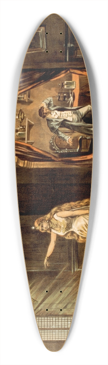 Forbes Co. - Excelsior 39.3 inch art pintail longboard deck