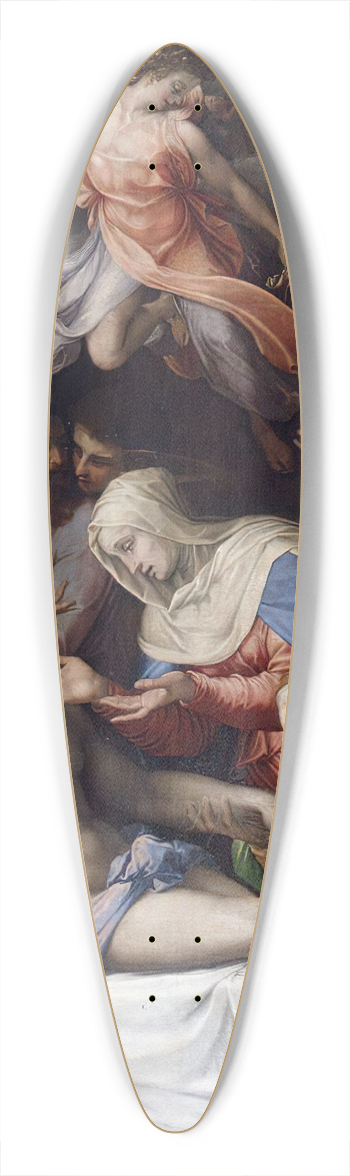 Francesco de' Rossi - Lamentation over the Dead Christ 39.3 inch art pintail longboard deck
