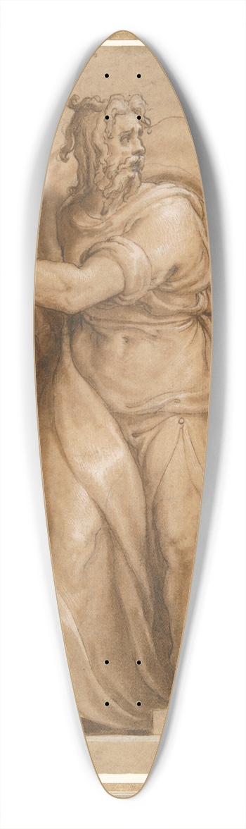 Francesco de' Rossi - Prophet 39.3 inch art pintail longboard deck