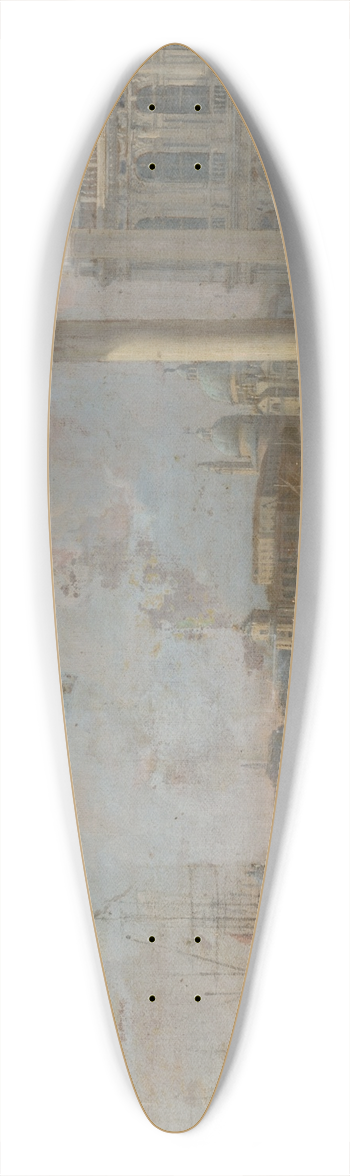 Francesco Fidanza - St Marks Square In Venice 39.3 inch art pintail longboard deck