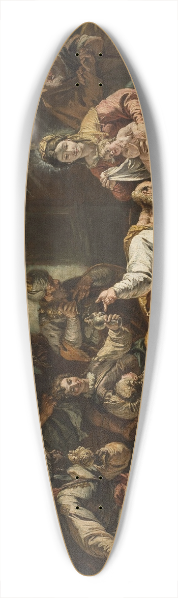 Francesco Fontebasso - Adoration of the Magi 39.3 inch art pintail longboard deck