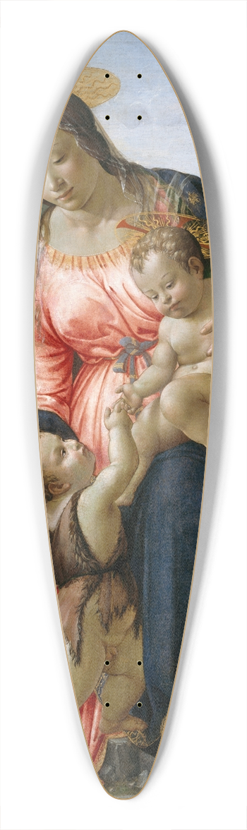 Francesco Granacci - Rest on the Flight into Egypt with the Infant Saint John the Baptist 39.3 inch art pintail longboard deck