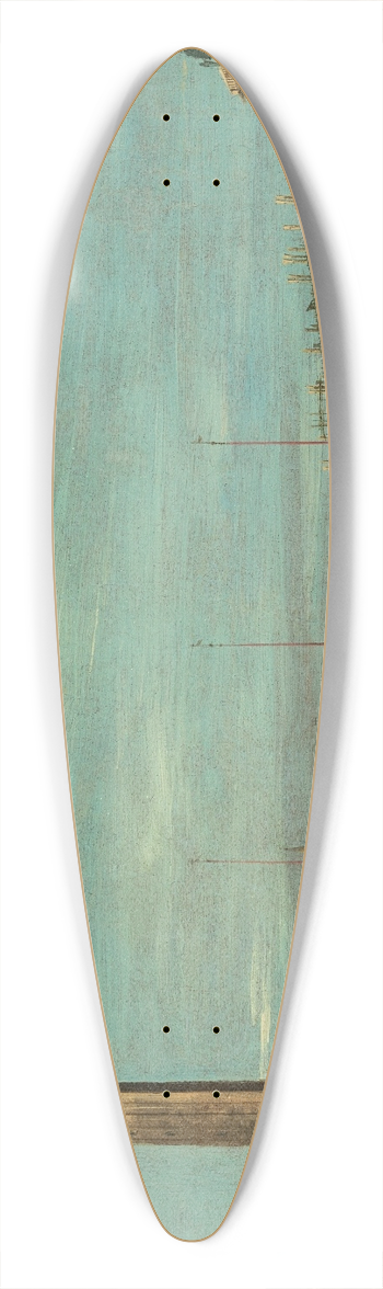 Francesco Guardi - The Piazza San Marco, Venice, looking west 39.3 inch art pintail longboard deck