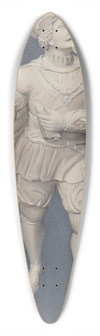 Frances Cohen - Figurehead 39.3 inch art pintail longboard deck