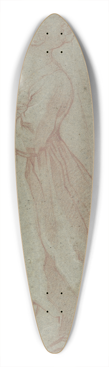 Francesco Vanni - Kniendes Mdchen mit verschrnkten Armen 39.3 inch art pintail longboard deck