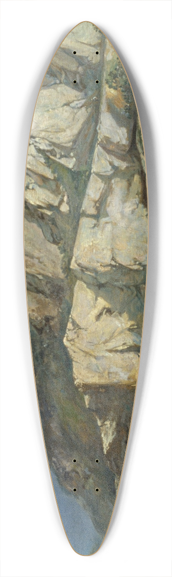 Francesc Torrescassana - Landscape 39.3 inch art pintail longboard deck