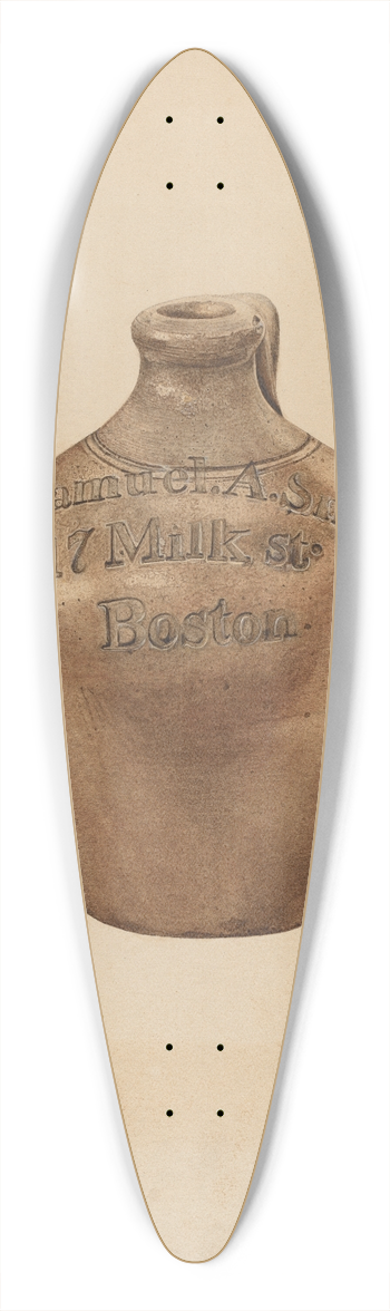 Frances Godfrey - Pottery Jug 39.3 inch art pintail longboard deck