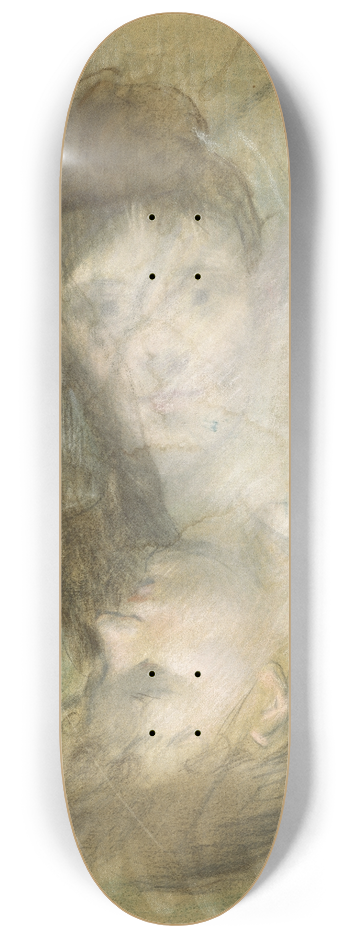 Jean-Louis Forain - Sketch of a Woman 8.25 inch art skate deck