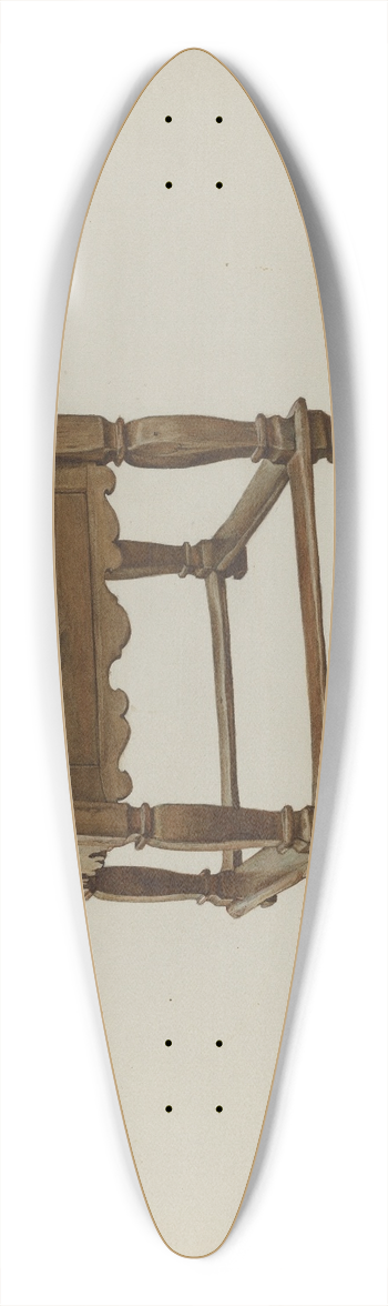 Frances Lichten - Pa. German Table 39.3 inch art pintail longboard deck