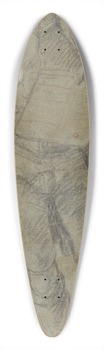 Franciabigio - Standing Male Figure 39.3 inch art pintail longboard deck
