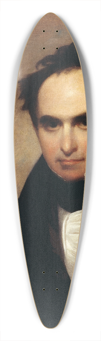 Francis Alexander - Daniel Webster 39.3 inch art pintail longboard deck