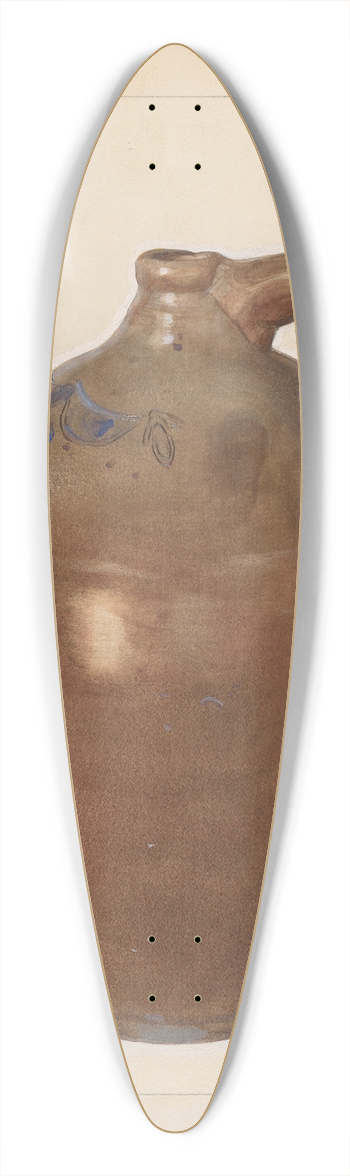 Francis Borelli - Jug 39.3 inch art pintail longboard deck
