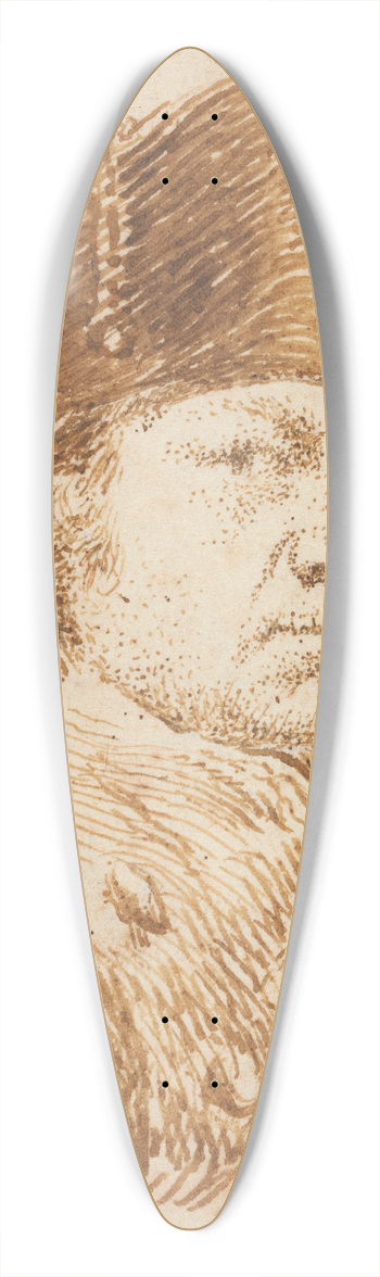 Francisco de Goya - Self-Portrait in a Cocked Hat 39.3 inch art pintail longboard deck