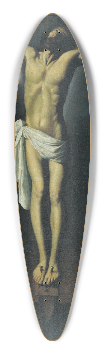 Francisco de Zurbarn - Christ Crucified 39.3 inch art pintail longboard deck