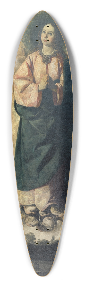 Francisco de Zurbarn - Immaculate Conception 39.3 inch art pintail longboard deck