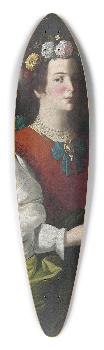 Francisco de Zurbarn - Saint Lucy 39.3 inch art pintail longboard deck