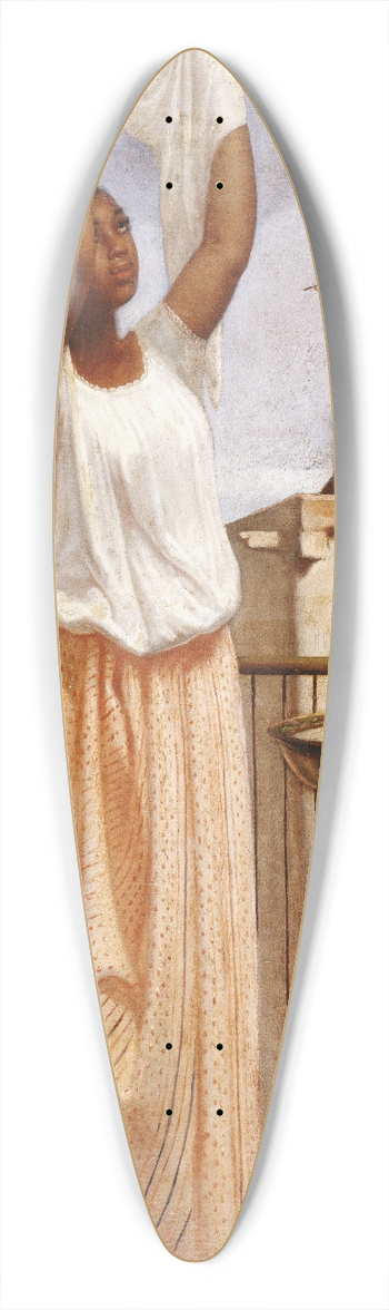 Francisco Laso - The Laundress 39.3 inch art pintail longboard deck