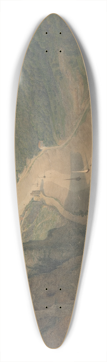 Francis Danby - The Avon Gorge, Looking toward Clifton 39.3 inch art pintail longboard deck