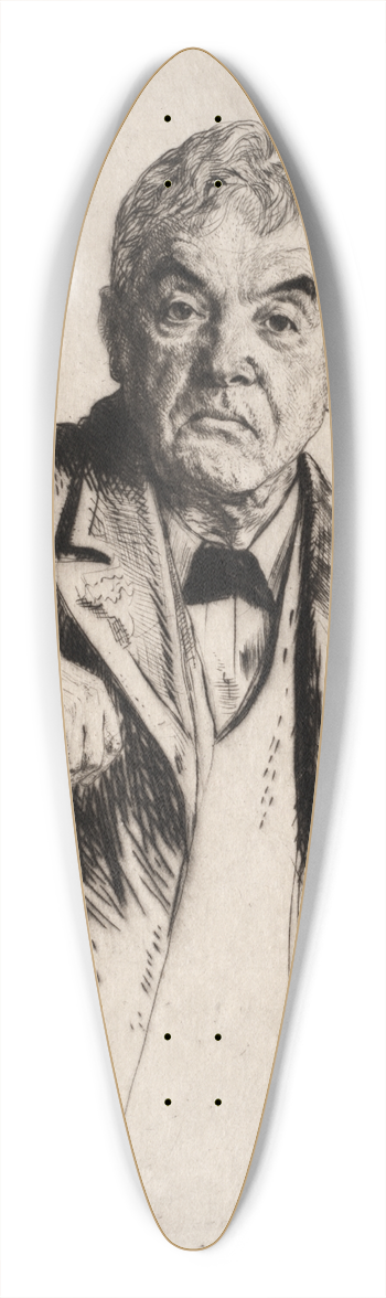 Francis Dodd - Lord Fisher 39.3 inch art pintail longboard deck
