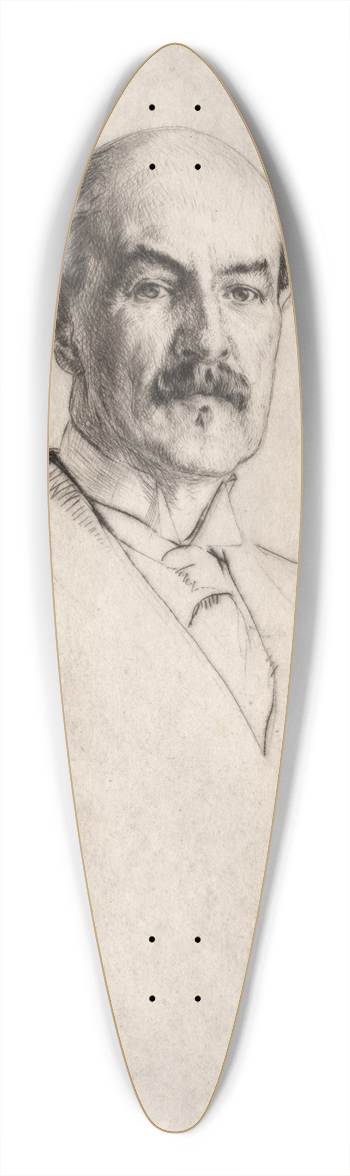 Francis Dodd - Professor Oliver Elton 39.3 inch art pintail longboard deck