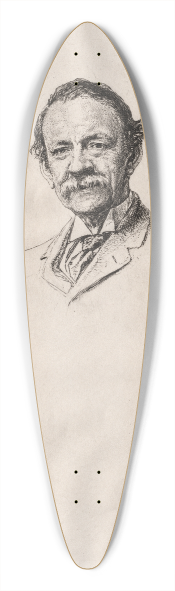Francis Dodd - Sir Joseph John Thomson 39.3 inch art pintail longboard deck