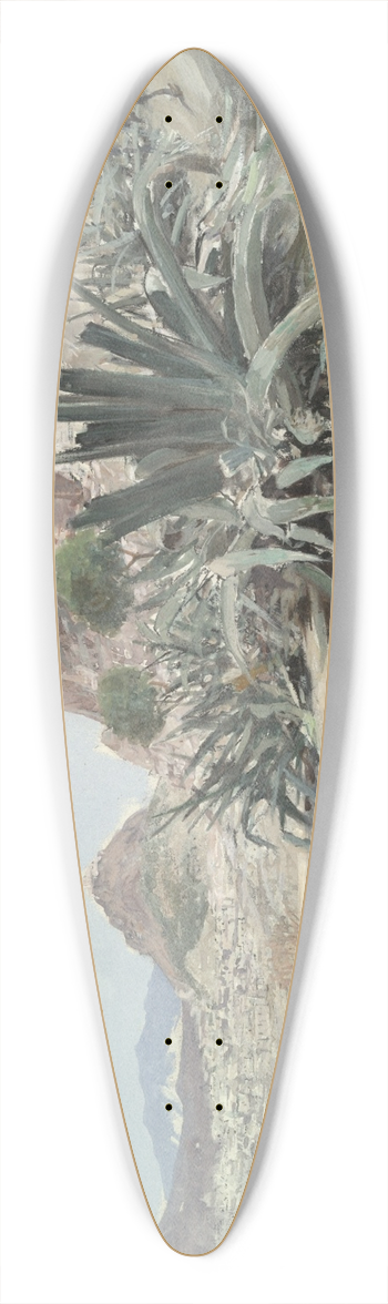 Francis Hopkinson Smith - The Approach to theAcropolis 39.3 inch art pintail longboard deck