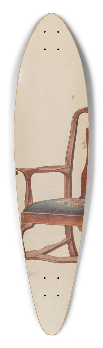Francis Law Durand - Chair (Host) 39.3 inch art pintail longboard deck