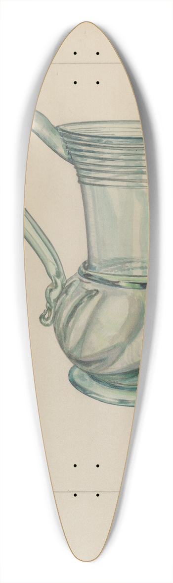Francis Law Durand - Glass Pitcher 39.3 inch art pintail longboard deck