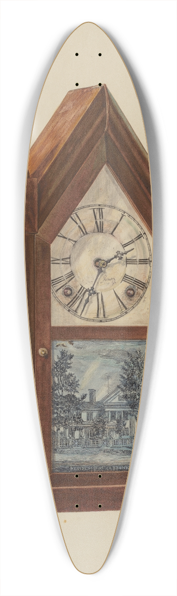 Francis Law Durand - Steeple Clock 39.3 inch art pintail longboard deck