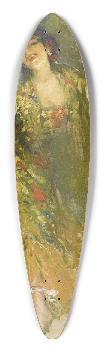Francis Luis Mora - Spanish Dancer 39.3 inch art pintail longboard deck